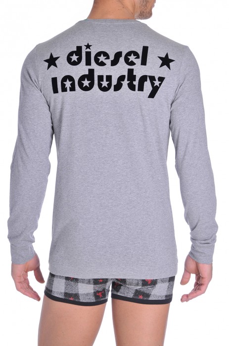 Diesel Longsleeve Jody Print Grijs