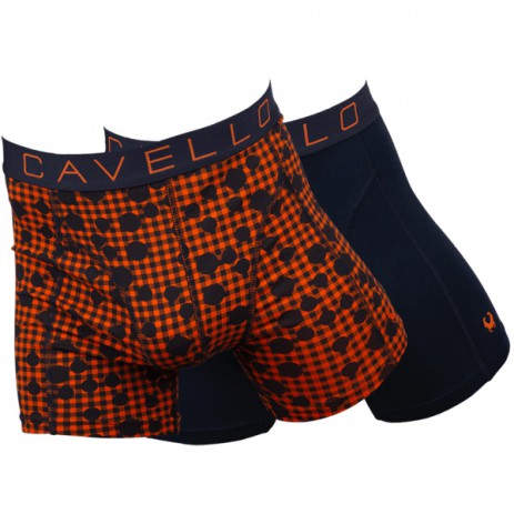 Cavello Oranje Onder 2 Pack Boxershorts - Print / Oranje