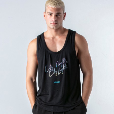 Leader City Nights Tanktop - Zwart