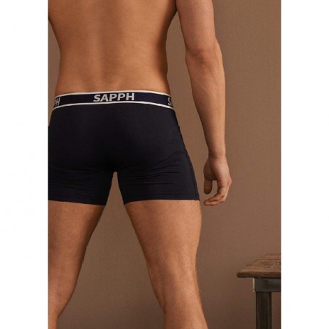 Sapph Men Micro Short 2 Pack - Zwart