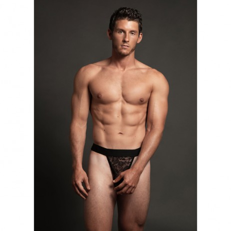 Allure Men Star Jock - Zwart