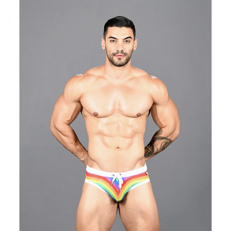 Andrew Christian Pride Stripe Zwem Slip