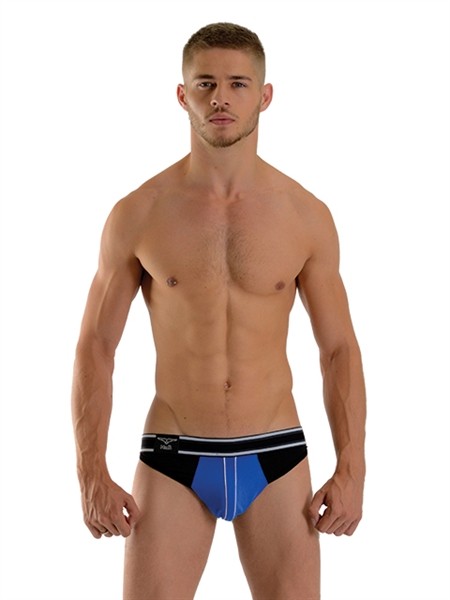 URBAN Manhattan Jockstrap Blauw-Zwart