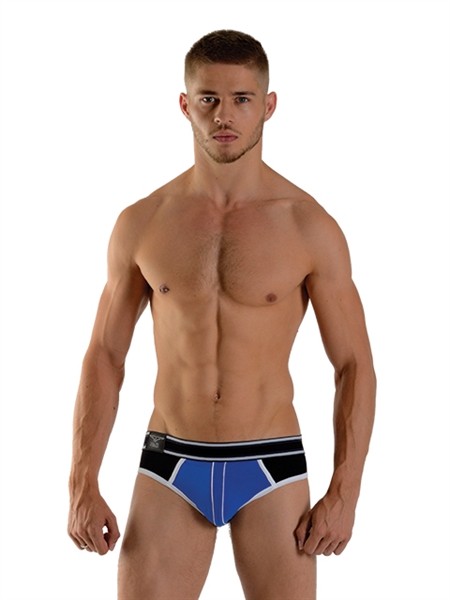 URBAN Soho Jock Brief Blauw-Zwart