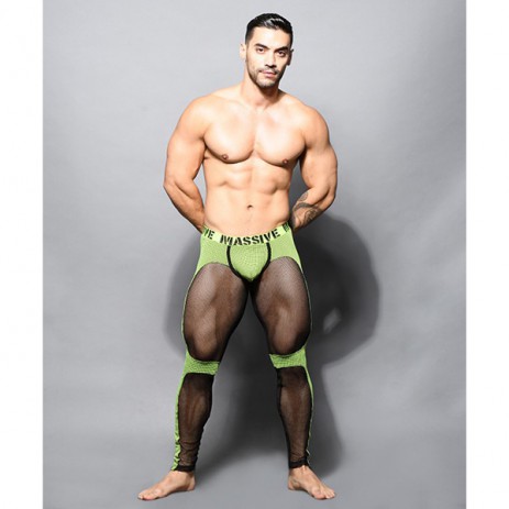 Andrew Christian MASSIVE Network Net Legging voorkant