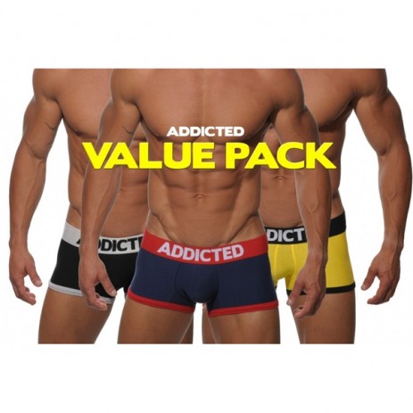 Addicted Basic Boxer Value Pack - 3 Pack
