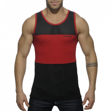 AD432 Mix Tanktop Rood OP=OP!