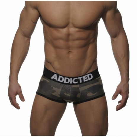 Addicted AD020 Jockstrap Boxer Camouflage Voorkant