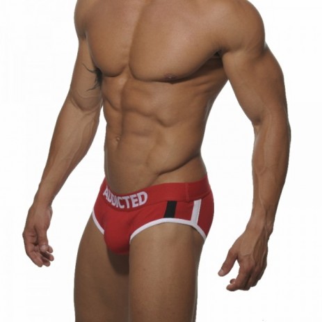 Addicted AD157 Pack Up Brief Rood Zijkant