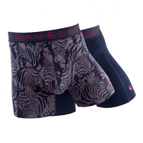 Cavello Zebra Boxershort Set - Zwart