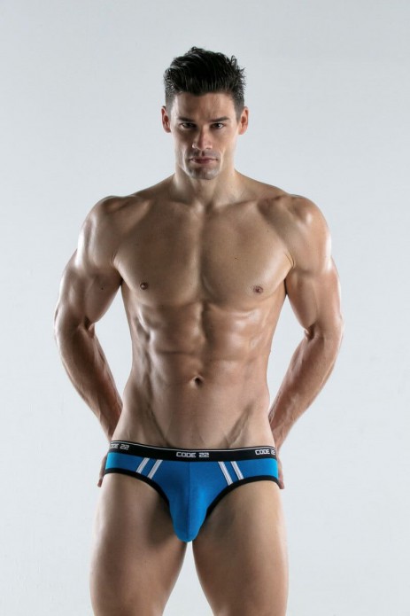 Code 22 Thrust Bottomless Slip - Blauw voorkant