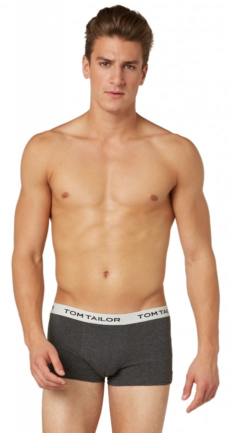 Tom Tailor Boxershort 3 Pack Melange-Grey-Green