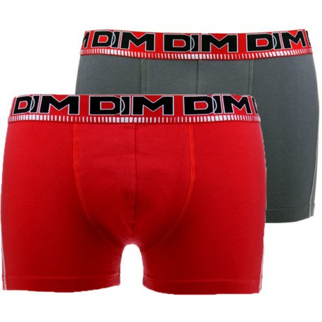 DIM 3D Flex Dynamic Boxershort 2 Pack Rood