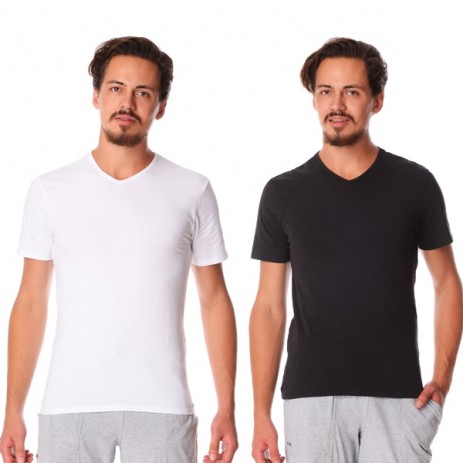 Dim 2-Pack T-Shirts V-Hals