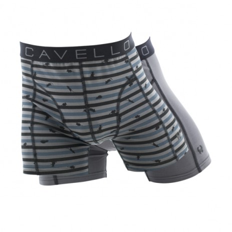 Cavello 2 Pack Boxershorts - Muis Print / Grijs