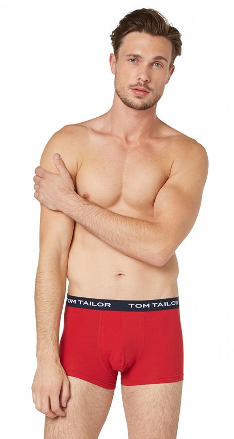 Tom Tailor Boxershort 3 Pack Red-Melange