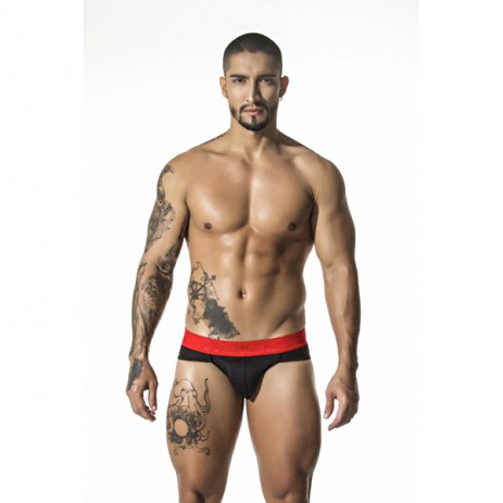 GIGO - Sexy Brief - Zwart / Rood