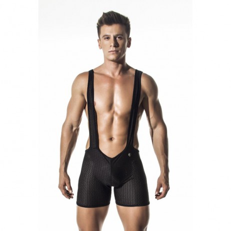 GIGO - Transparante Heren Body - Zwart