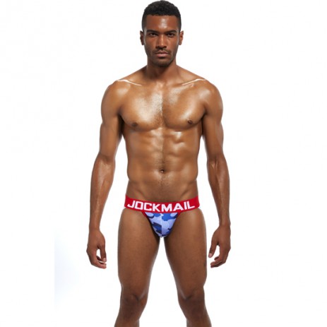 Jockmail JM214 Camouflage Jockstrap - Red