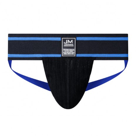 Jockmail JM226 Double Butts Wide Bar Jock - Blauw