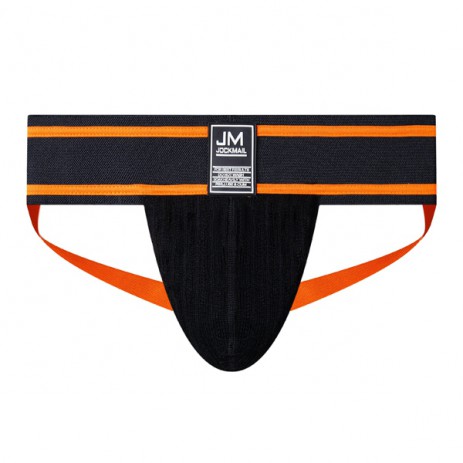 Jockmail JM226 Double Butts Wide Bar Jock - Oranje voor