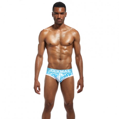 Jockmail JM323 Floral Slip - Aqua