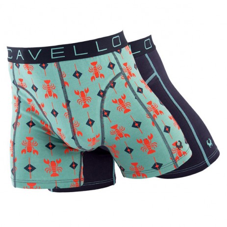 Cavello 2 Pack Boxershorts - Kreeft