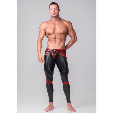 Fetish Legging Heren - Rood