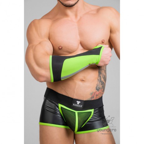 Maskulo Youngero Mitten Reversible Neon - Groen