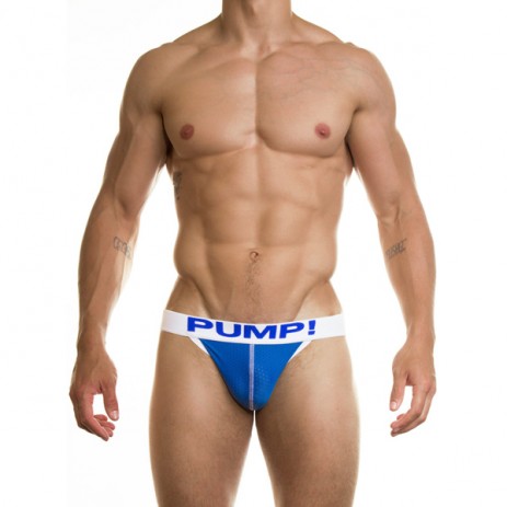 Pump Neon Fuel Blue Jockstrap