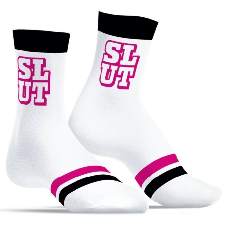 SneakXX Sneaker Sokken University SLUT - Wit