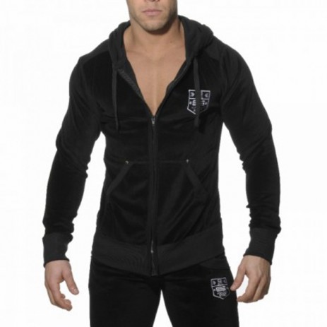 ES Velvet Hoody Full Zip Rood