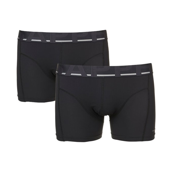 Sapph Men Micro Short 2 Pack Zwart