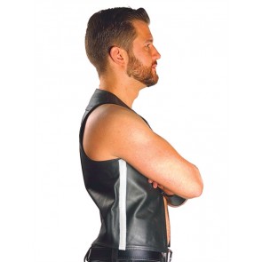 Mister B Muscle Vest Zwart-Wit