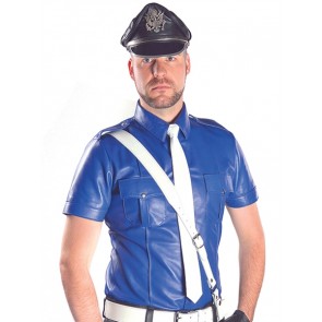 Mister B Politieshirt Blauw