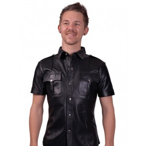 Mister B Police Shirt met korte mouwen