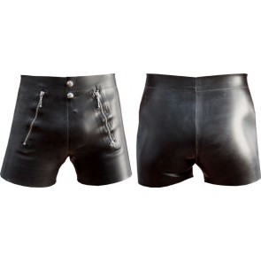 Mister B Rubber Front Flap Shorts