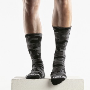 Code 22 Military Sock - Camo Grey