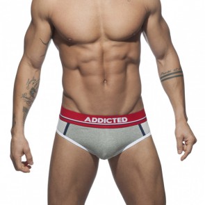 Addicted XXL Sportive Brief - Heather Grey