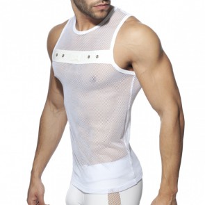 Addicted Mesh Mixed Bottomless Slip - Wit