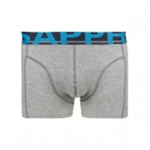 Sapph Boxer Daan Grey/Aqua Band