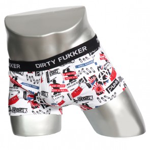 Dirty Fukker Punker Boxer Zwart