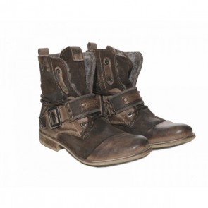 ES Leather Boots Zwart