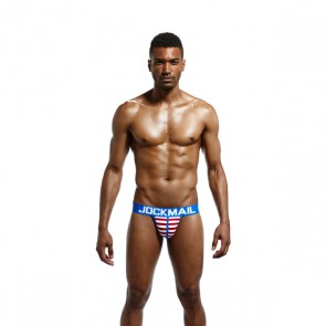 Jockmail JM208 Jockstrap Gestreept - Rood