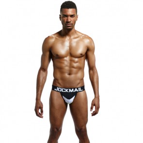 Jockmail JM211 Color Block Jockstrap - Zwart