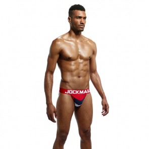 Jockmail JM211 Color Block Jockstrap - Rood