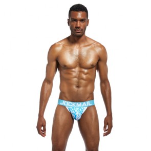 Jockmail JM216 Floral Jockstrap - Aqua