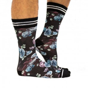 Sock My Dark Flowers - Heren Sokken zijkant