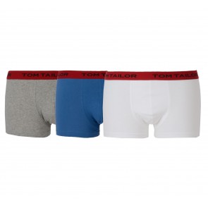 Tom Tailor Boxershort 3 Pack Melange-Red