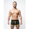 Mister B Neoprene Pouch Shorts Zwart Geel